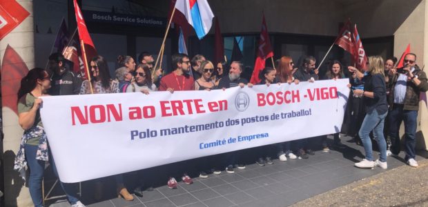 A dirección de Bosch Vigo pretende sacar adiante un caótico ERTE que podería afectar a máis de 800 traballadoras e traballadores. Logo de anos de precarización, conxelación de salarios e […]